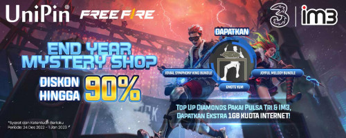 End Year Mystery Shop Makin Cuan dengan Pulsa Tri & IM3!